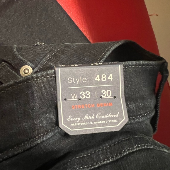 JCrew 484 Stretch Denim in Dark Blue (33 x 30) unworn - Picture 2 of 4